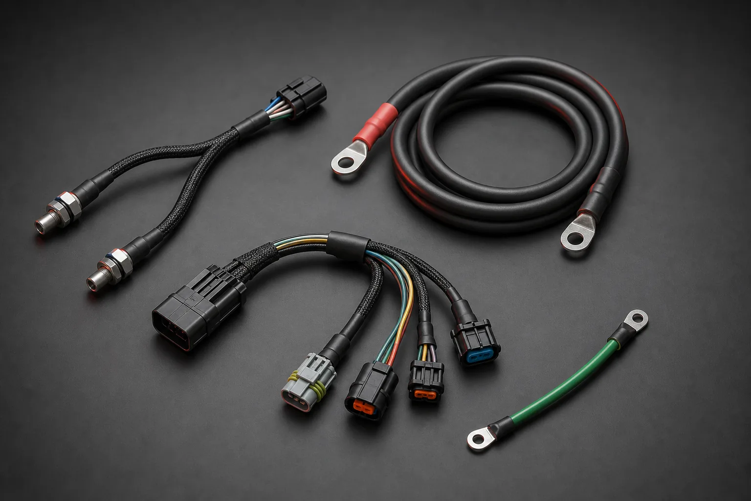 Wire Harnesses & Grounding illustrative components