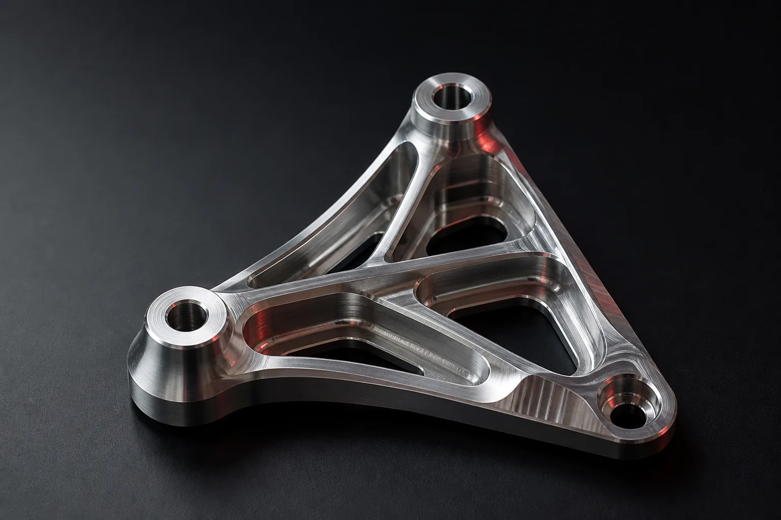 Five-axis machined bracket for technical review